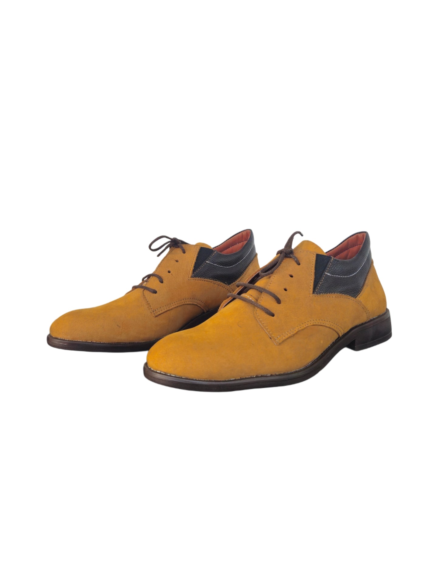 FRM13 | Mustard Suede Derby Shoes